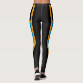 Flagge Guatemalas Leggings (Rückseite)