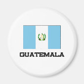 Flagge Guatemalas Magnet (Vorne)