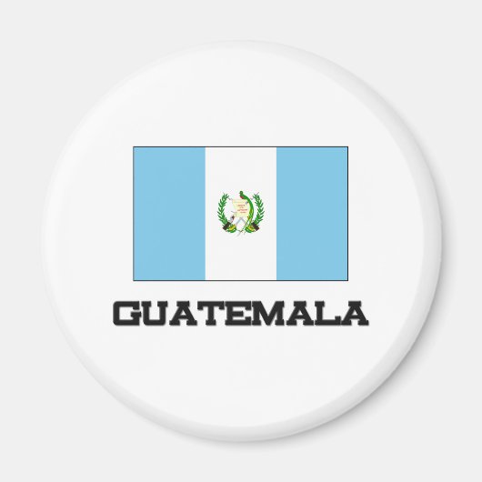Flagge Guatemalas Magnet (Vorne)