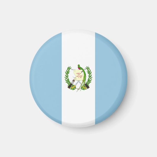 Flagge Guatemalas Magnet (Vorne)