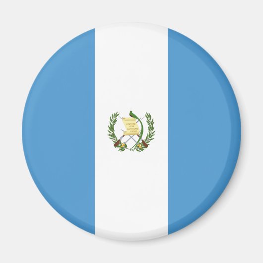 Flagge Guatemalas Magnet (Vorne)