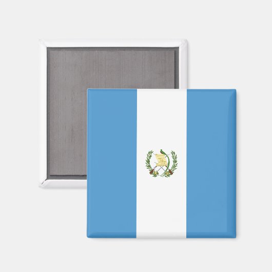 Flagge Guatemalas Magnet (Vorderseite/Rückseite)