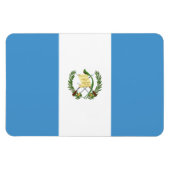 Flagge Guatemalas Magnet (Horizontal)