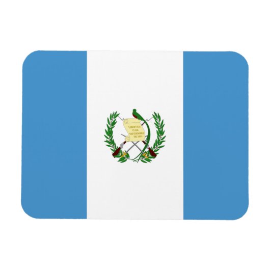 Flagge Guatemalas Magnet (Horizontal)
