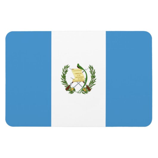 Flagge Guatemalas Magnet (Horizontal)