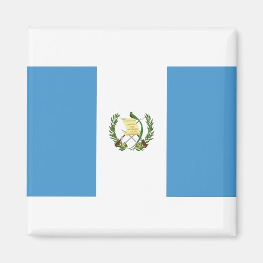 Flagge Guatemalas Magnet (Vorne)