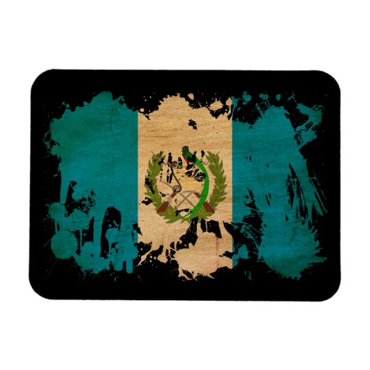 Flagge Guatemalas Magnet (Horizontal)