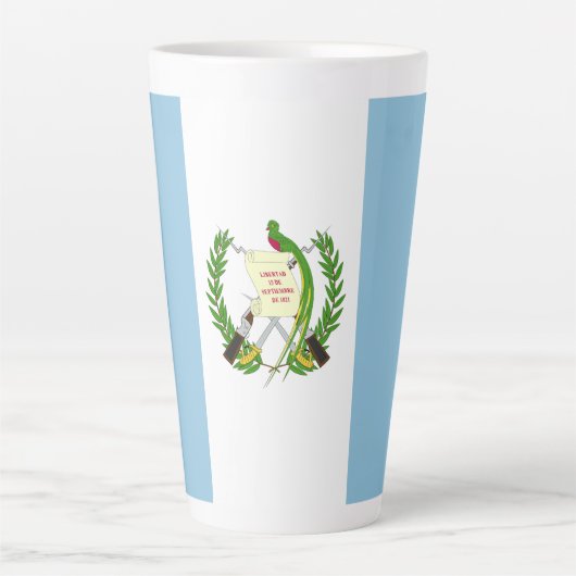 Flagge Guatemalas Milchtasse (Vorderseite)