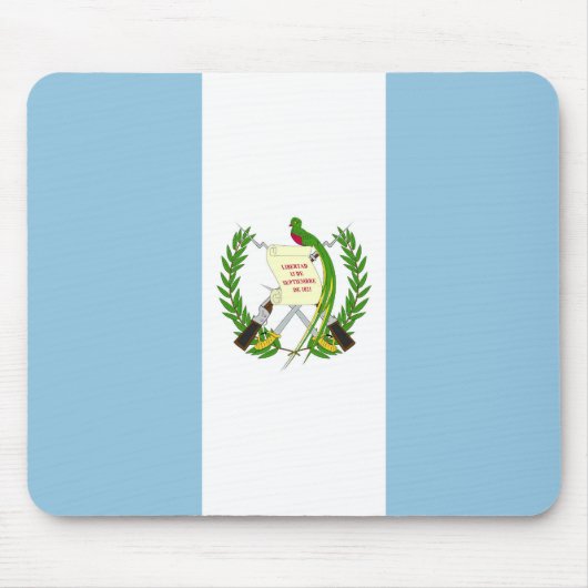 Flagge Guatemalas Mousepad (Vorne)