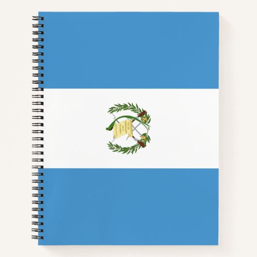 Flagge Guatemalas Notizblock (Vorderseite)