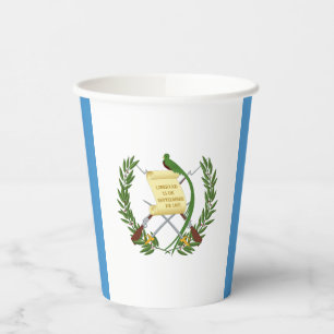 Flagge Guatemalas Pappbecher