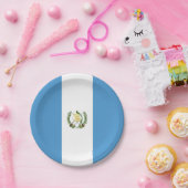 Flagge Guatemalas Pappteller (Party)