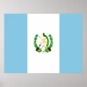 Flagge Guatemalas Poster (Vorne)