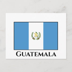 Flagge Guatemalas Postkarte