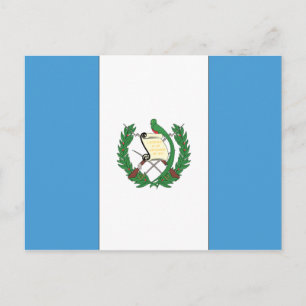 Flagge Guatemalas Postkarte