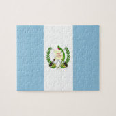 Flagge Guatemalas Puzzle (Horizontal)