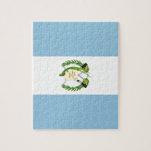Flagge Guatemalas Puzzle (Vertikal)