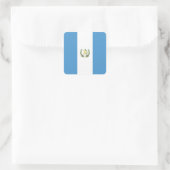 Flagge Guatemalas Quadratischer Aufkleber (Tasche)