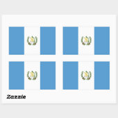 Flagge Guatemalas Rechteckiger Aufkleber (Blatt)