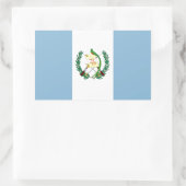 Flagge Guatemalas Rechteckiger Aufkleber (Tasche)