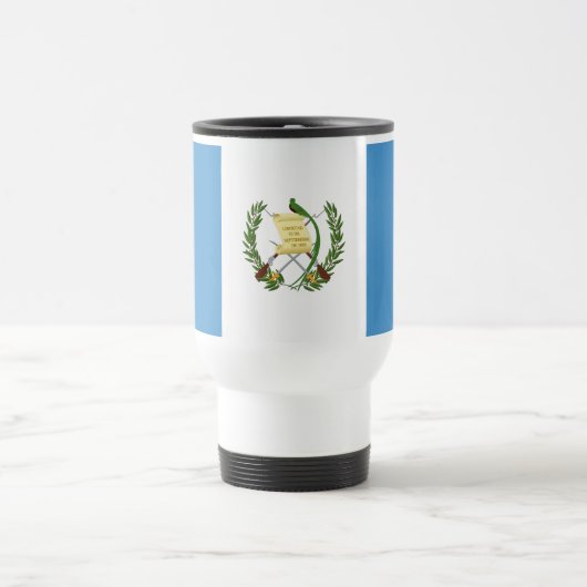 Flagge Guatemalas Reisebecher (Mittel)