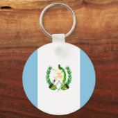 Flagge Guatemalas Schlüsselanhänger (Vorderseite)