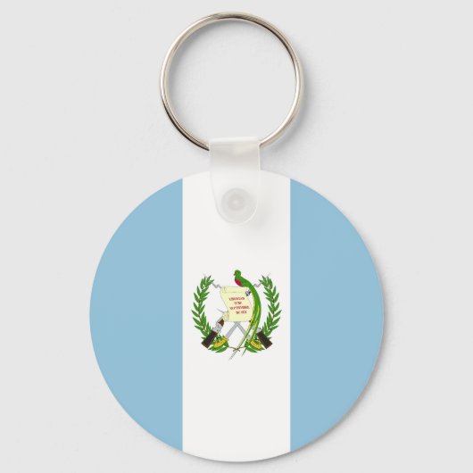Flagge Guatemalas Schlüsselanhänger (Vorderseite)