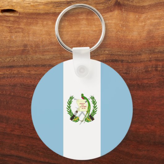 Flagge Guatemalas Schlüsselanhänger (Rückseite)