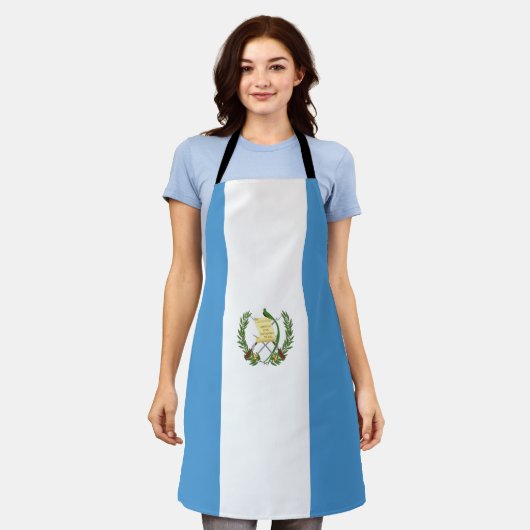 Flagge Guatemalas Schürze (Getragen)