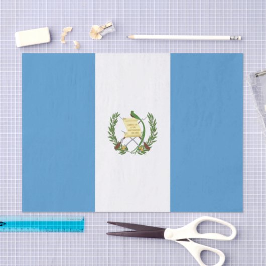 Flagge Guatemalas Seidenpapier (Handwerk)