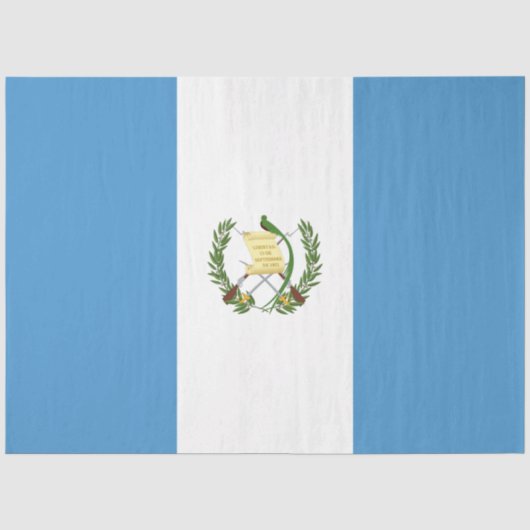 Flagge Guatemalas Seidenpapier (Vorderseite)