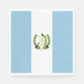 Flagge Guatemalas Serviette (Vorderseite)