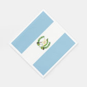 Flagge Guatemalas Serviette (Ecke)