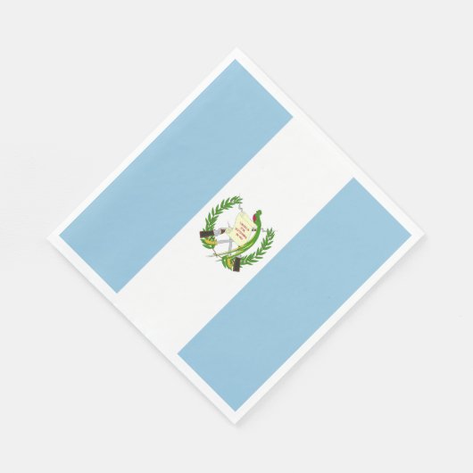 Flagge Guatemalas Serviette (Ecke)