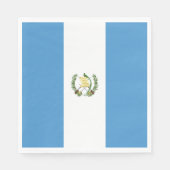 Flagge Guatemalas Serviette (Vorderseite)
