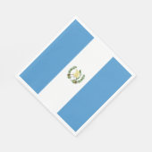 Flagge Guatemalas Serviette (Ecke)