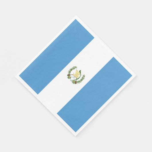Flagge Guatemalas Serviette (Ecke)