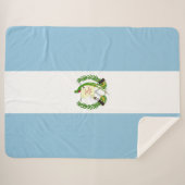 Flagge Guatemalas Sherpadecke (Vorderseite (Horizontal))