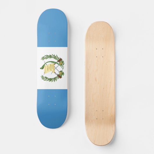 Flagge Guatemalas Skateboard (Vorderseite)