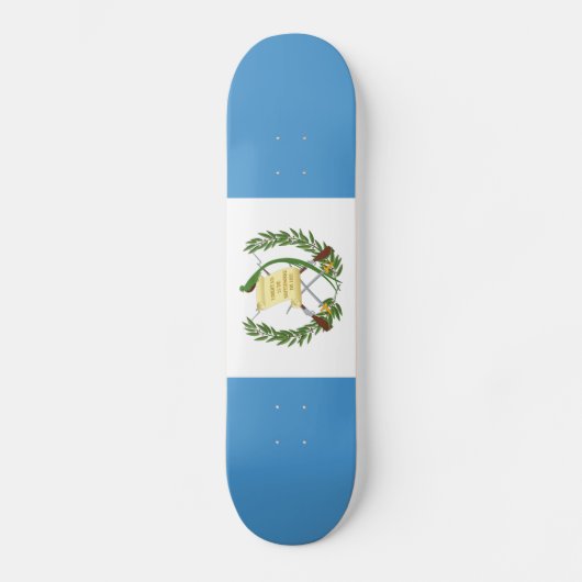 Flagge Guatemalas Skateboard (Vorderseite)