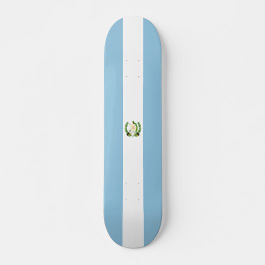 Flagge Guatemalas Skateboard (Vorne)