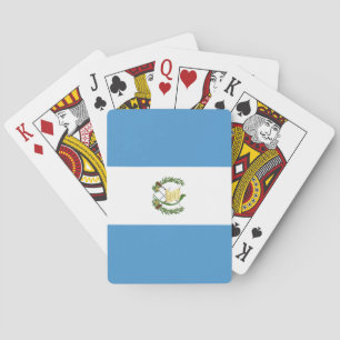 Flagge Guatemalas Spielkarten