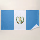 Flagge Guatemalas Strandtuch (Vorderseite)