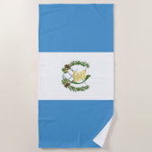 Flagge Guatemalas Strandtuch (Vorderseite)
