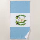 Flagge Guatemalas Strandtuch (Vorderseite)