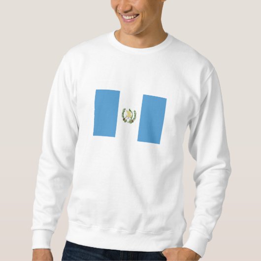 Flagge Guatemalas Sweatshirt (Vorderseite)