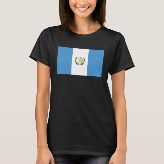 Flagge Guatemalas T-Shirt (Vorderseite)
