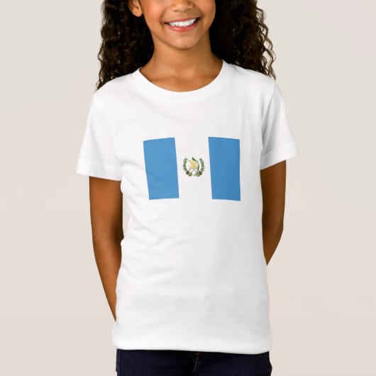 Flagge Guatemalas T-Shirt (Vorderseite)