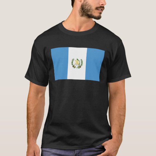 Flagge Guatemalas T-Shirt (Vorderseite)