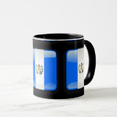 Flagge Guatemalas Tasse (VorderseiteRechts)